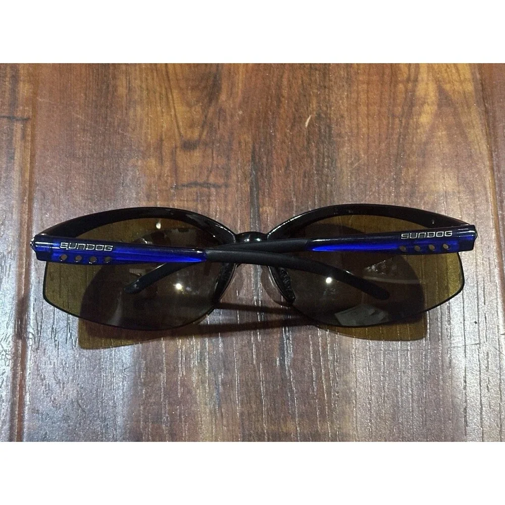 Sundog 43000 Ultra Flex TR90 Frames Polycarbonate Lens Wrap Around Sunglasses